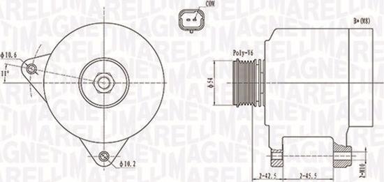 Magneti Marelli 063731914010 - Laturi inparts.fi