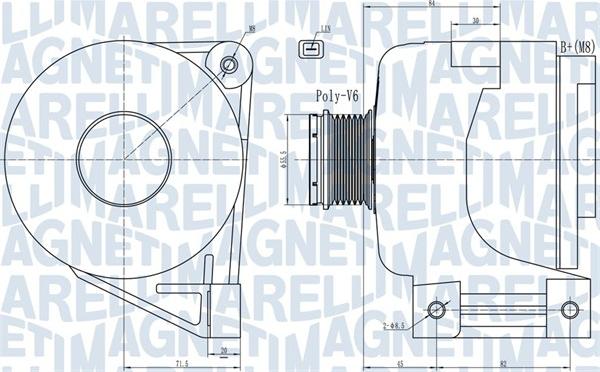 Magneti Marelli 063731988010 - Laturi inparts.fi