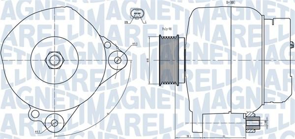 Magneti Marelli 063731445010 - Laturi inparts.fi