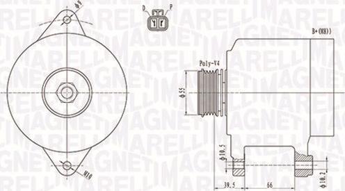 Magneti Marelli 063731409010 - Laturi inparts.fi