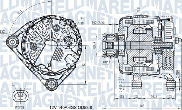 Magneti Marelli 063731406710 - Laturi inparts.fi