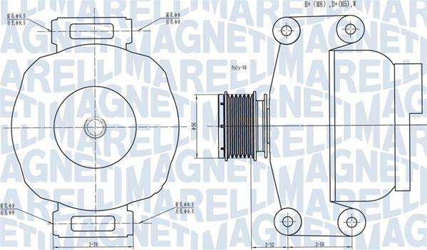 Magneti Marelli 063731489010 - Laturi inparts.fi