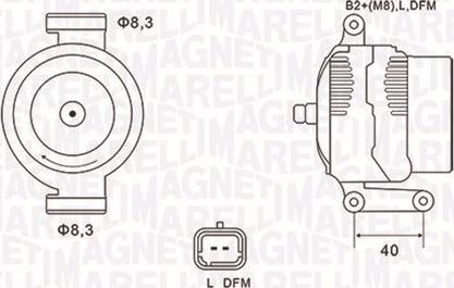 Magneti Marelli 063731470010 - Laturi inparts.fi