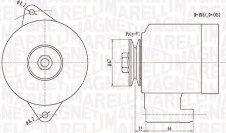 Magneti Marelli 063731472010 - Laturi inparts.fi