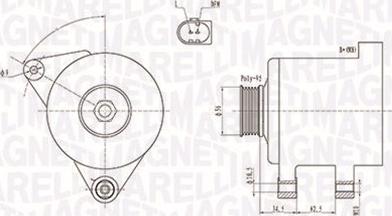 Magneti Marelli 063731546010 - Laturi inparts.fi