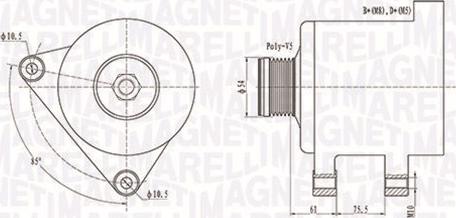 Magneti Marelli 063731559010 - Laturi inparts.fi