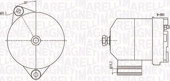 Magneti Marelli 063731586010 - Laturi inparts.fi