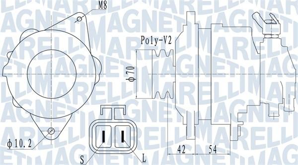 Magneti Marelli 063731533010 - Laturi inparts.fi