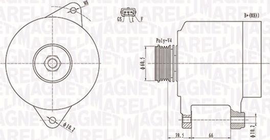 Magneti Marelli 063731522010 - Laturi inparts.fi