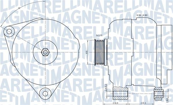 Magneti Marelli 063731658010 - Laturi inparts.fi