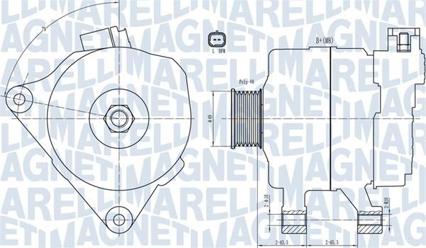 Magneti Marelli 063731687010 - Laturi inparts.fi