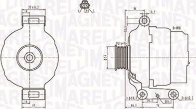 Magneti Marelli 063731636010 - Laturi inparts.fi