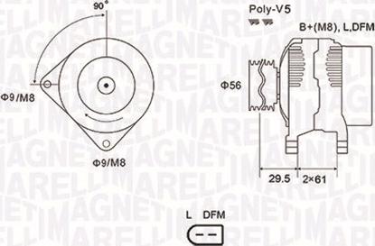 Magneti Marelli 063731678010 - Laturi inparts.fi