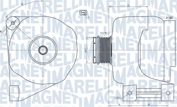 Magneti Marelli 063731673010 - Laturi inparts.fi