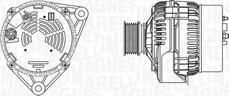 Magneti Marelli 063731062010 - Laturi inparts.fi