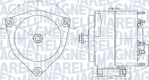 Magneti Marelli 063731035010 - Laturi inparts.fi