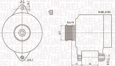 Magneti Marelli 063731157010 - Laturi inparts.fi