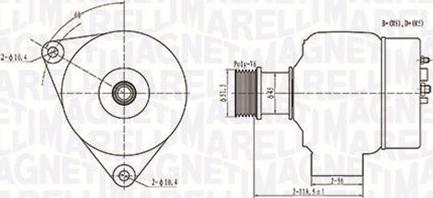 Magneti Marelli 063731138010 - Laturi inparts.fi