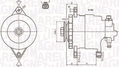 Magneti Marelli 063731172010 - Laturi inparts.fi