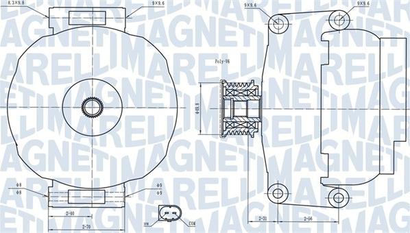 Magneti Marelli 063731840010 - Laturi inparts.fi