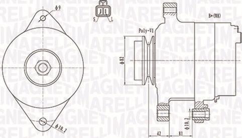 Magneti Marelli 063731806010 - Laturi inparts.fi