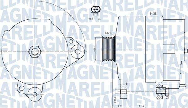 Magneti Marelli 063731817010 - Laturi inparts.fi