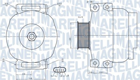 Magneti Marelli 063731880010 - Laturi inparts.fi