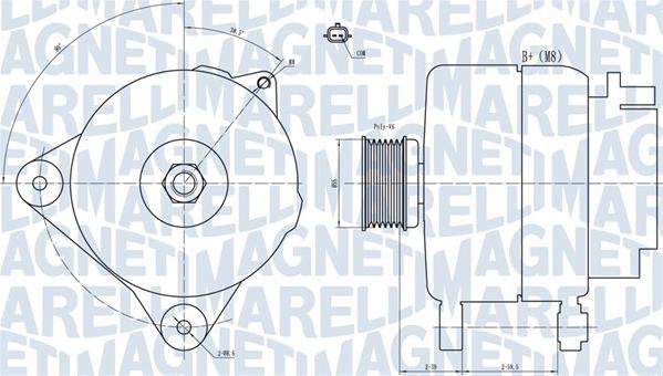 Magneti Marelli 063731887010 - Laturi inparts.fi