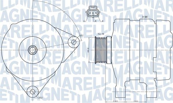 Magneti Marelli 063731834010 - Laturi inparts.fi