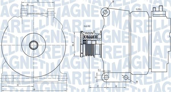 Magneti Marelli 063731390010 - Laturi inparts.fi