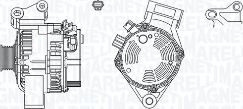 Magneti Marelli 063731340010 - Laturi inparts.fi