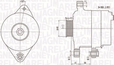 Magneti Marelli 063731258010 - Laturi inparts.fi