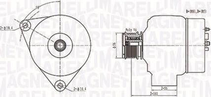 Magneti Marelli 063731209010 - Laturi inparts.fi