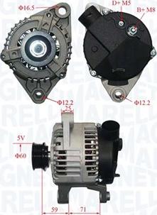 Magneti Marelli 063731221010 - Laturi inparts.fi