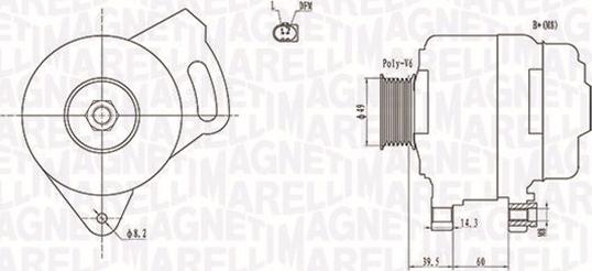 Magneti Marelli 063731750010 - Laturi inparts.fi