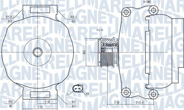 Magneti Marelli 063731769010 - Laturi inparts.fi