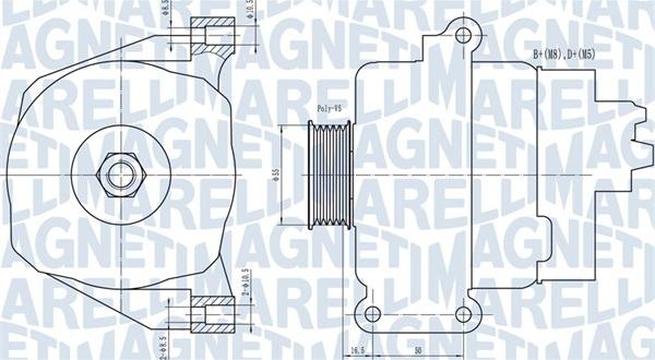 Magneti Marelli 063731766010 - Laturi inparts.fi