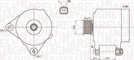 Magneti Marelli 063731768010 - Laturi inparts.fi