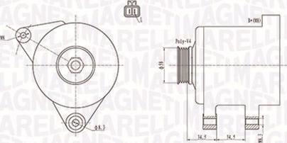 Magneti Marelli 063731789010 - Laturi inparts.fi