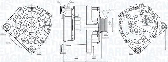 Magneti Marelli 063732041010 - Laturi inparts.fi