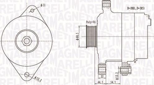 Magneti Marelli 063732062010 - Laturi inparts.fi