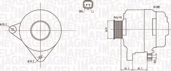 Magneti Marelli 063732008010 - Laturi inparts.fi