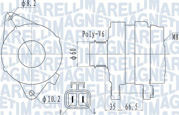 Magneti Marelli 063732010010 - Laturi inparts.fi