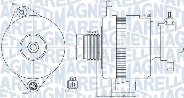 Magneti Marelli 063732018010 - Laturi inparts.fi