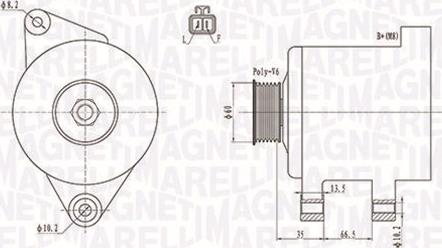 Magneti Marelli 063732017010 - Laturi inparts.fi