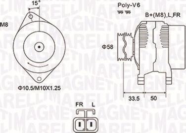 Magneti Marelli 063732020010 - Laturi inparts.fi