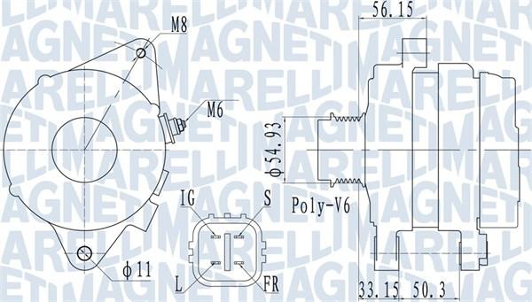 Magneti Marelli 063732027010 - Laturi inparts.fi