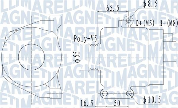 Magneti Marelli 063732070010 - Laturi inparts.fi