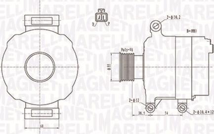 Magneti Marelli 063732109010 - Laturi inparts.fi