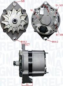 Magneti Marelli 063732170010 - Laturi inparts.fi